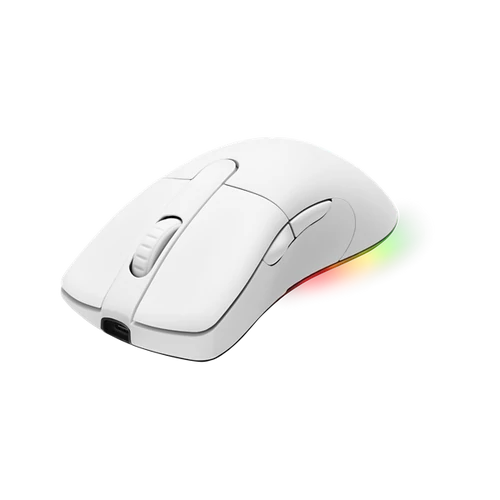 DELTACO GAMING Egér GAM-107-W, WM90 Wireless Gaming Mouse, 16,000 DPI, 46h Battery Life, 2.4GHz USB Receiver, White