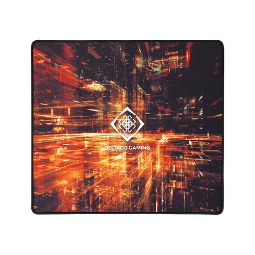 DELTACO GAMING Egérpad GAM-097, DMP 410 Limited Edition Large Mousepad, 450x400x4mm, black with abstract pattern
