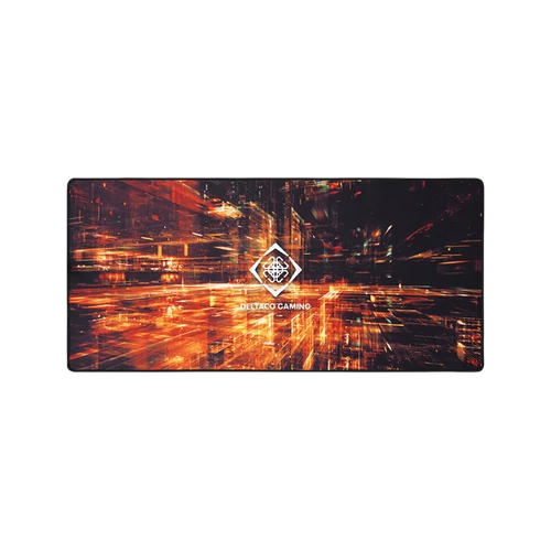 DELTACO GAMING Egrépad GAM-099, DMP 430 Limited Edition XX-Large Mousepad, 1600x600x4mm, black with abstract pattern