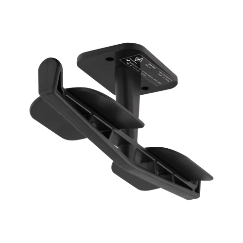 DELTACO GAMING Fejhallgató tartó GAM-062, Headset hanger for two headsets, ABS plastic, 3M adhesive patch, black