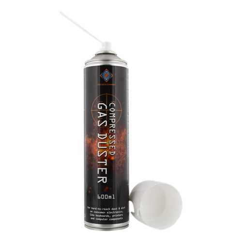 DELTACO GAMING Sűrített levegő GAM-043, Compressed air, 600ml, flexible nozzle, black