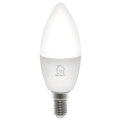 DELTACO SMART HOME SH-LE14W LED izzó, E14, 5W, WIFI