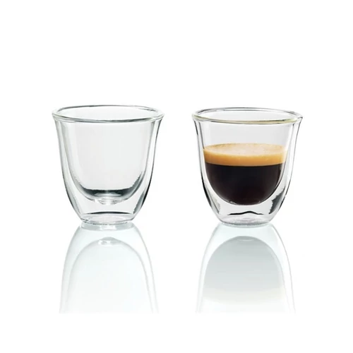 DeLonghi DLSC310  eszpresszó pohárszett, 2 db, duplafalu, hőálló, 300°C