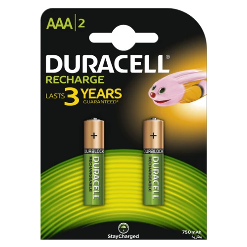 Duracell 2db 750 mAh AAA akku