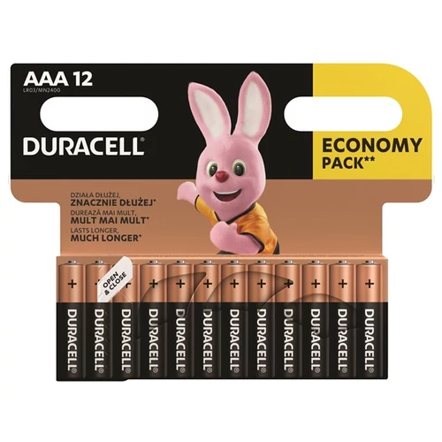 Duracell BSC 12 db AAA elem-DL