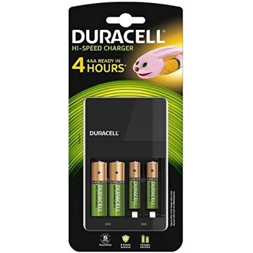 Duracell CEF14 töltő+2db AA 2db AAA