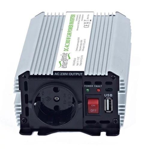 Energenie Autós inverter 300W 12V USB port