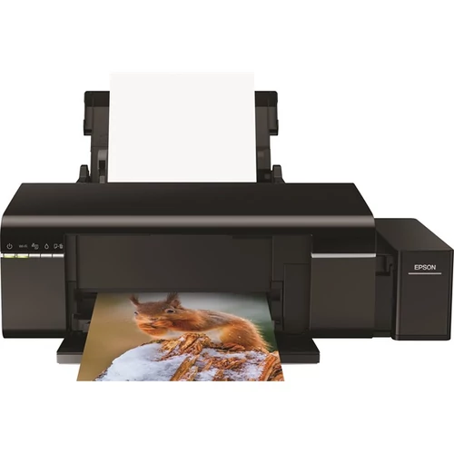 EPSON Tintasugaras nyomtató - EcoTank L805 (A4, színes, 5760x1440 DPI, 37 lap/perc, USB/WiFi, CD/DVD, ult. tintakap.)
