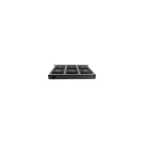 EXCEL Ventilátor 1U 6egység+kapcsoló 19"-os fekete