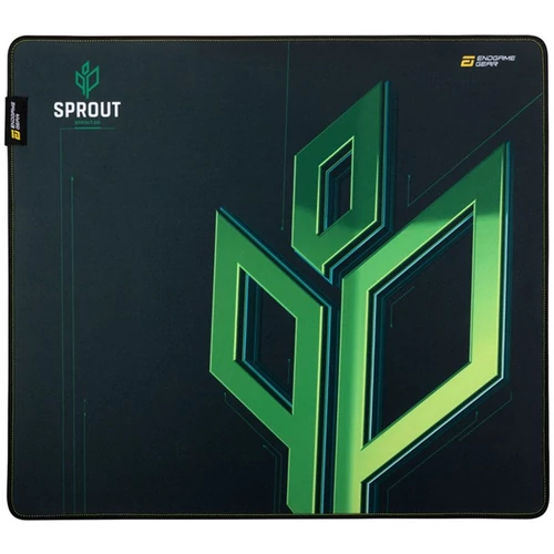 EndGame Gear Egérpad MPJ-450 Sprout Edition szövet gamer egérpad, fekete/zöld