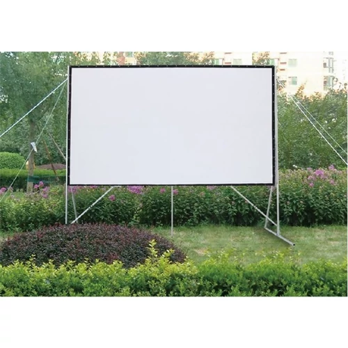 FUNSCREEN 180" (4:3) Fast-Fold, hordozható, feszített keretes vetítővászon (Méret: 274x366 cm)
