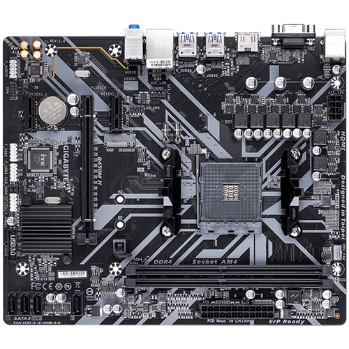 GIGABYTE Alaplap AM4 B450M H AMD B450, mATX