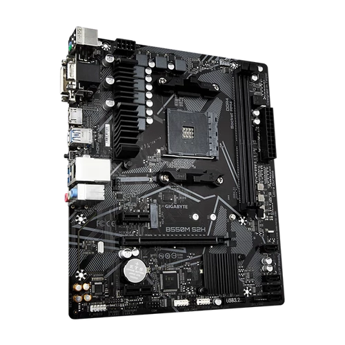 GIGABYTE Alaplap AM4 B550M S2H AMD B550, mATX