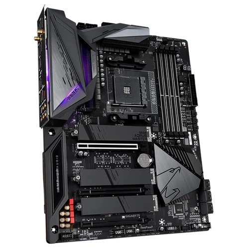 GIGABYTE Alaplap AM4 B550 AORUS MASTER GAMING AMD B550, ATX