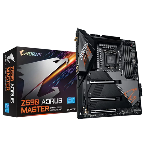 GIGABYTE Alaplap S1200 Z590 AORUS MASTER INTEL Z590, ATX