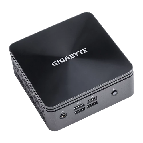 GIGABYTE PC BRIX, Intel Core i5 10210U 4.2GHz, 2xHDMI, LAN, WIFI, BT, COM, 2,5" HDD hely, 6xUSB 3.2