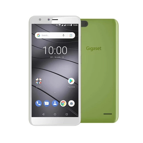 GIGASET GS100 okostelefon 5,5”, 4G/LTE, 1/8 GB, Dual SIM, citromzöld, android