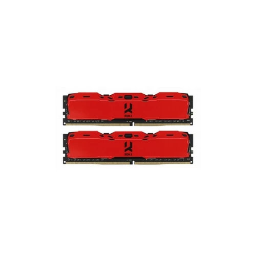 GOODRAM Memória DDR4 16GG 3200MHz CL16 SR DIMM Red, IRDM X Series (Kit of 2)