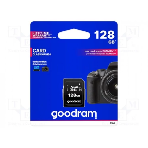 GOODRAM Memóriakártya SDXC 128GB CL10 UHS-I U1