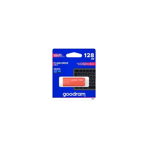GOODRAM Pendrive 128GB UME3 USB 3.1, Narancs
