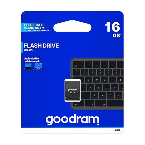 GOODRAM Pendrive 16GB UPI2 USB 2.0, Fekete