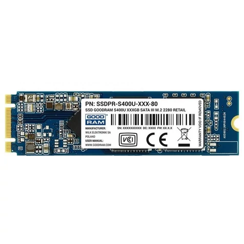 GOODRAM SSD M.2 SATA 2280 240GB, S400U