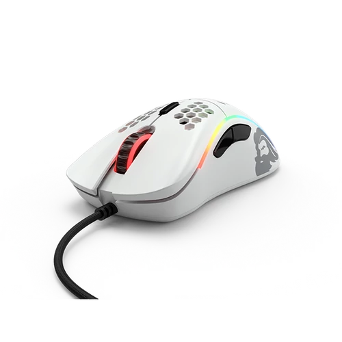 Glorious Egér Gamer Race Model D RGB Optikai USB Fehér