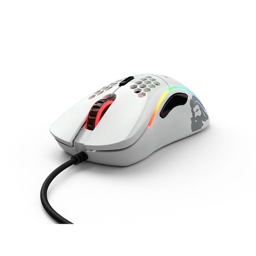 Glorious Egér Gamer Race Model D RGB Optikai USB Fényes Fehér