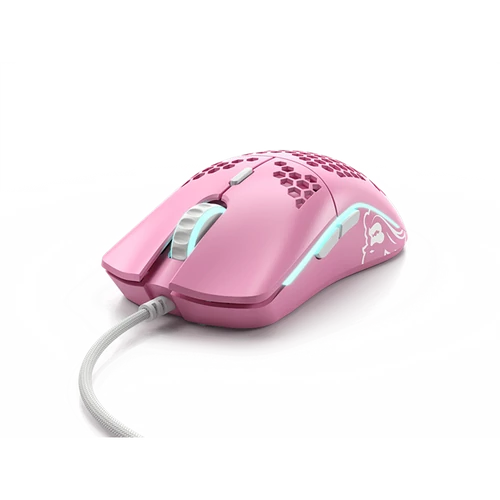 Glorious Egér Gamer Race Model O RGB Optikai USB Pink