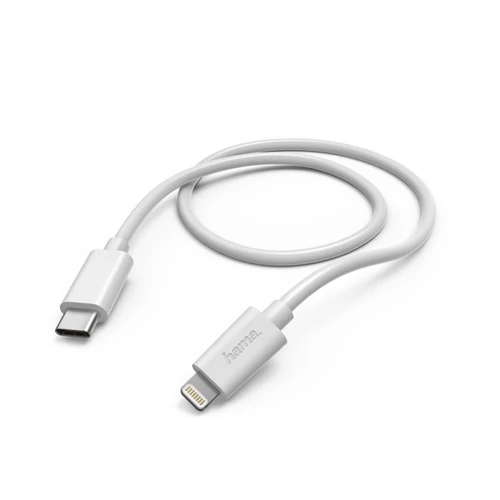 HAMA 183295, ADATKÁBEL LIGHTNING - USB TYPE-C, 1M, FEHÉR