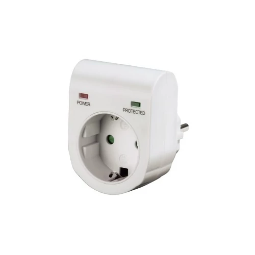HAMA 47771, HÁLÓZATI TÚLFESZÜLTSÉGVÉDŐ ADAPTER, FEHÉR