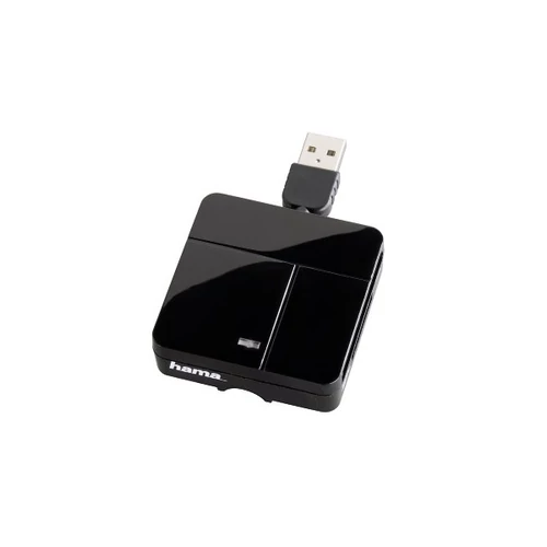 HAMA 94124, Univerzális kártyaolvasó USB 2.0 "All in One" fekete