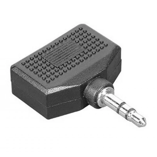 HAMA 43353, Audió adapter 2x3,5 mm Jack - 3,5 mm Jack