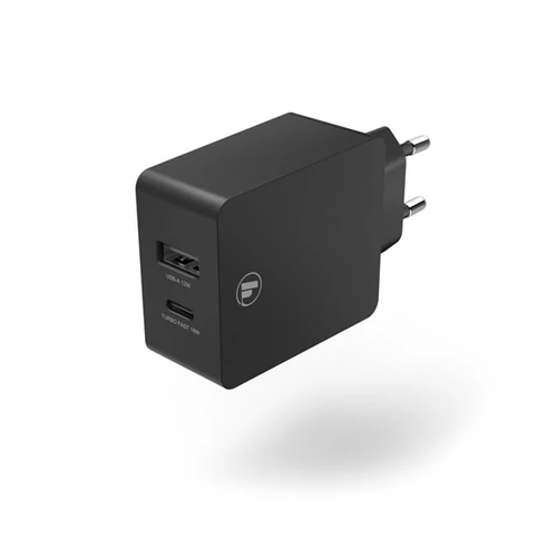 HAMA 210521, UNIVERZÁLIS HÁLÓZATI USB-A ÉS TYPE-C TÖLTŐ, PD/QC, 30W + 1M KÁBEL