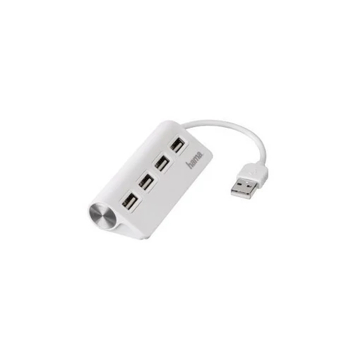 HAMA 12178, USB 2.0 HUB (4 DB USB PORT), fehér