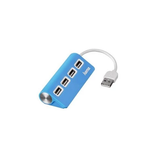 HAMA 12179, USB 2.0 HUB (4 DB USB PORT) kék