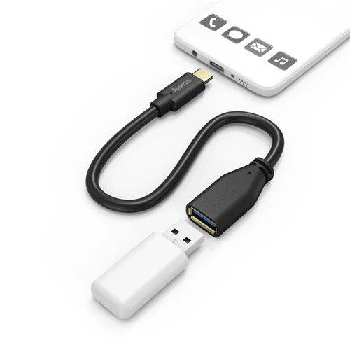 HAMA 178258, USB TYPE-C/OTG ADAPTER, 0.15M