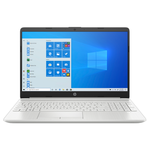 HP 15-dw2002nh, 15.6" FHD AG, Core i3-1005G1, 8GB, 128GB SSD, 1TB, Win 10, ezüst