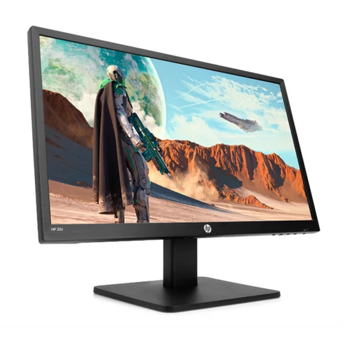 HP LED Monitor 21.5" 22x AG TN 1920x1080, 16:9, 1000:1, 270cd, 1ms, AMD Freesync, VGA, HDMI, fekete