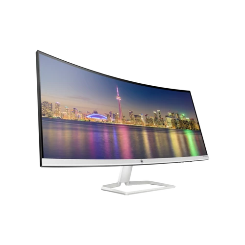 HP LED Monitor 34" 34f Curved AG IPS 3440x1440, 16:9, 1000:1, 300cd, 5ms, AMD Freesync, 2xHDMI, ezüst