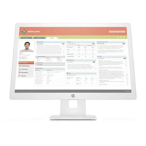 HP LED Monitor HC241p 24" AG AHVA LE 1920x1200 SureView, 16:10, 1000:1, 270cd, 14ms, VGA, HDMI, DisplayPort