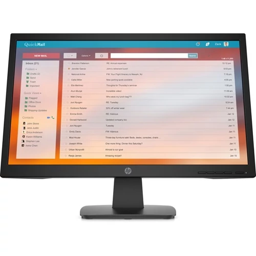 HP Monitor P22v G4 22" FHD AG TN 1920x1080, 16:9, 1000:1, 250cd, 5ms, VGA, HDMI, fekete