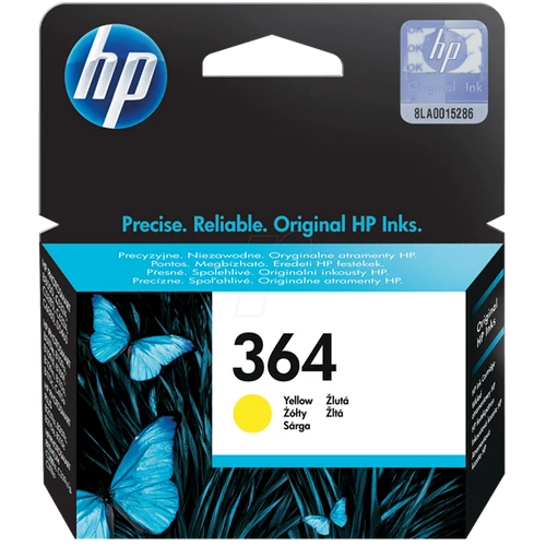 HP Patron No364 C5380/C6380/D5460, Sárga (Yellow) 300/oldal