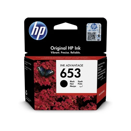HP Patron No 653 fekete tintapatron Ink Advantage 360/oldal