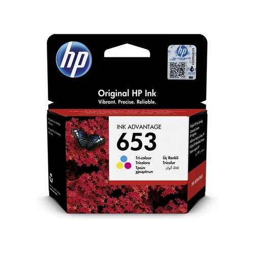 HP Patron No 653 háromszínű tintapatron Ink Advantage 200/oldal