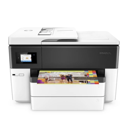 HP Tintasugaras MFP NY/M/S/F Officejet 7740 WF, USB/Háló/WLAN A3, 15l/p (ISO) FF A4, 4800x1200dpi, Síkágyas, ADF, duplex