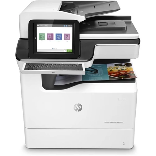 HP Tintasugaras MFP NY/M/S/F PageWide Enterprise 785f, USB/Háló, A3, 55l/p FF(ISO, A4), 2400x1200, Síkágyas, ADF,Duplex