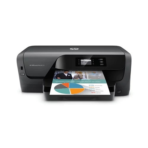 HP Tintasugaras Nyomtató Officejet Pro 8210 ,USB/WLAN A4 22lap/perc FF(ISO), 4800x1200 dpi, Duplex