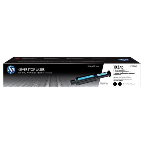 HP Toner 103A Neverstop Újratöltő KIT dupla csomag, fekete 2*2500/oldal