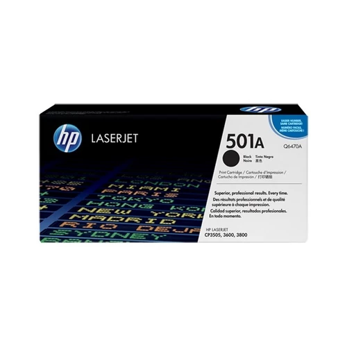 HP Toner (501A) CLJ 3600/3800 fekete 6000/oldal